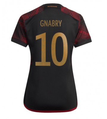 Tyskland Serge Gnabry #10 Bortedrakt Kvinner VM 2022 Kortermet